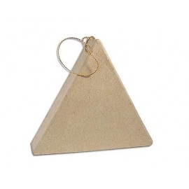 Flat Triangle Hanging Paper Mache