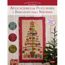 Aplicaciones de patchwork y bordados para Navidad