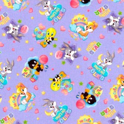 Cotton Fabric - Looney...