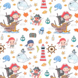 Cotton Fabric – Baby Pirates