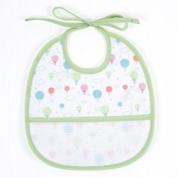 Hot-Air Balloon Baby Bib...