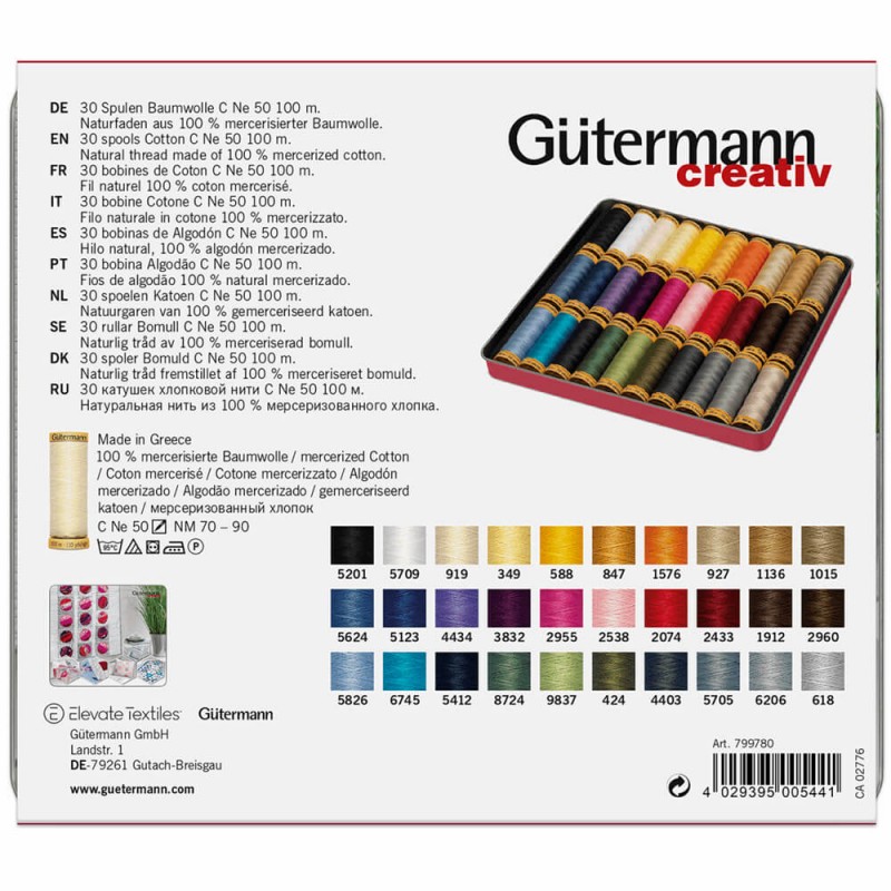 Las mejores ofertas en Máquina de coser Gutermann Pack hilos de coser