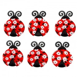 Ladybug Love Buttons -...