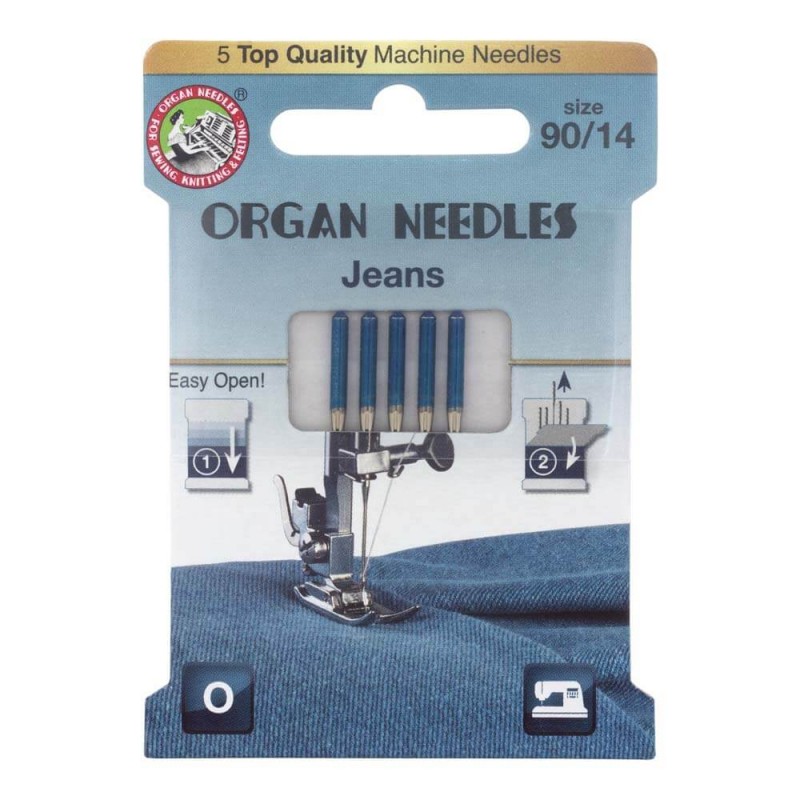 Agujas de Coser a Máquina Jeans - Organ Needles