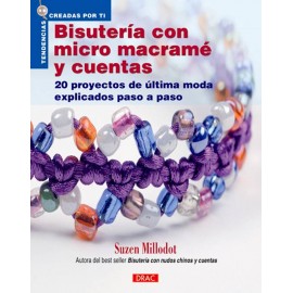 Bisutería con micro macramé y cuentas