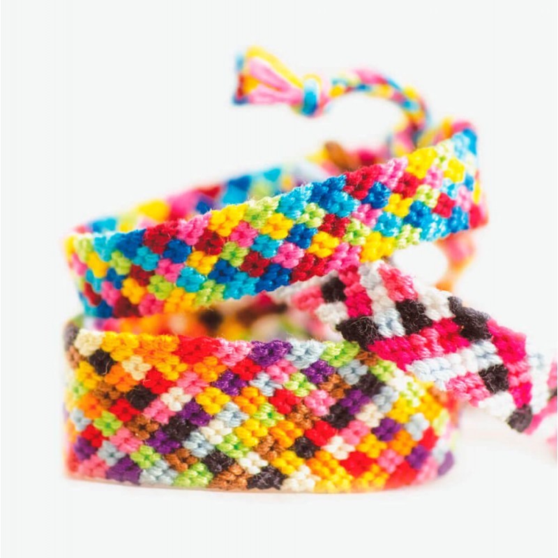 Pack of 12 Skeins in Primary Colours Kumihimo DMC