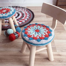 Crochet Kit - Mandala Stool...