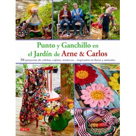 Punto y ganchillo en el jardín