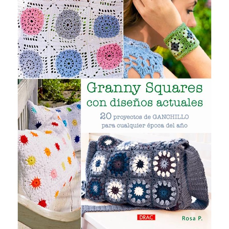 Granny Squares con diseños actuales Granny Squares con diseños actuales