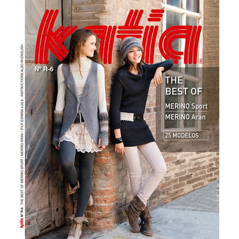 Revista Katia Mujer Nº R-6 Merino Sport - Merino Aran Revista Katia Mujer Nº R-6 Merino Sport - Merino Aran