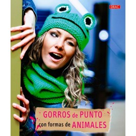 Gorros de punto con formas de animales