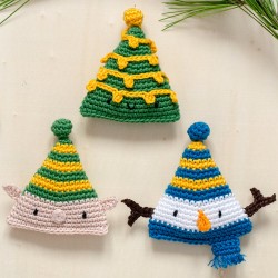 Amigurumi Kit - 3 Elves -...