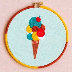 Embroidery Kit - Ice Cream...