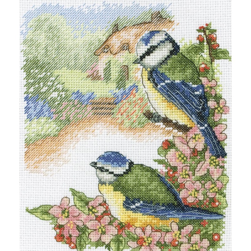 Cross Stitch Kit Anchor - Birds and Seasons