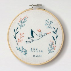 Embroidery Kit - Stork Baby...