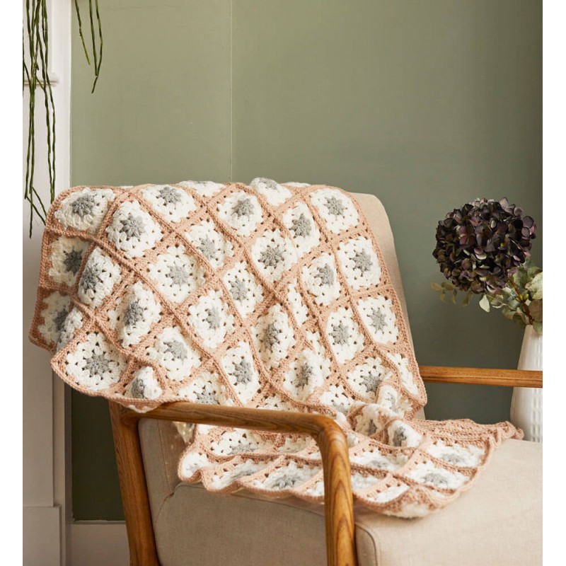Revista de Crochet para hogar - Cuadros Granny