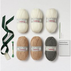 Kit Crochet Manta de Ganchillo DMC –