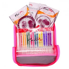 Kit de Agujas Circulares Intercambiables Spectra Trendz Deluxe