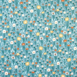 Katia Poplin Fabric - Retro...