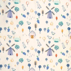 Katia Poplin Fabric - Ducks...