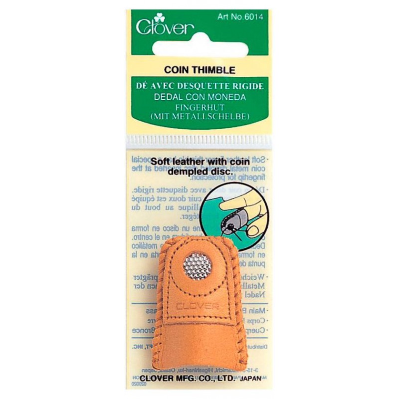 Double sided Thimble Leather Clover