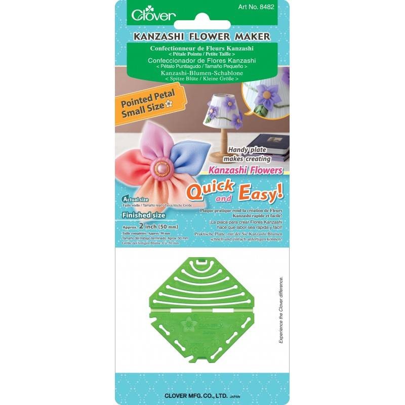 Clover Kanzashi Plantilla Flor Pétalo Puntiagudo Pequeño Clover Kanzashi Plantilla Flor Pétalo Puntiagudo Pequeño
