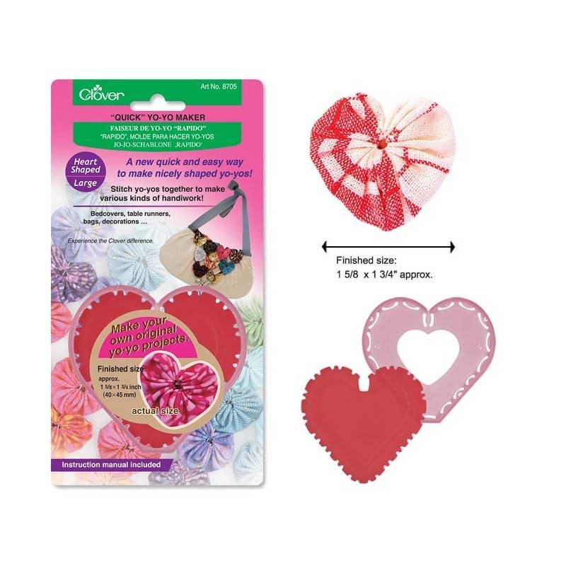 Molde para Yoyo Corazón Grande Clover Molde para Yoyo Corazón Grande Clover