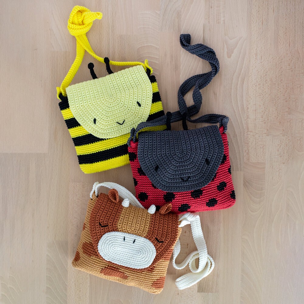 Bolsos infantiles de crochet deals