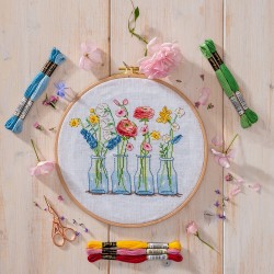 CROSS STITCH KIT - FLOWER...