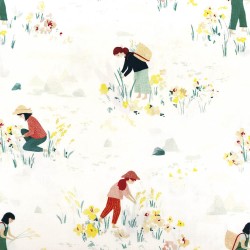 Katia Poplin Fabric - Asian...