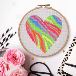 Cross Stitch Kit - Neon...