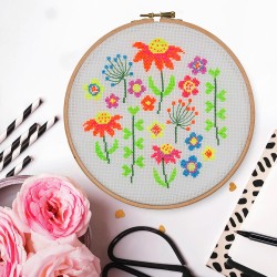 Cross Stitch Kit - Neon...