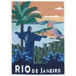 Cañamazo Impreso - Rio de...