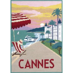 Cañamazo Impreso - Cannes -...
