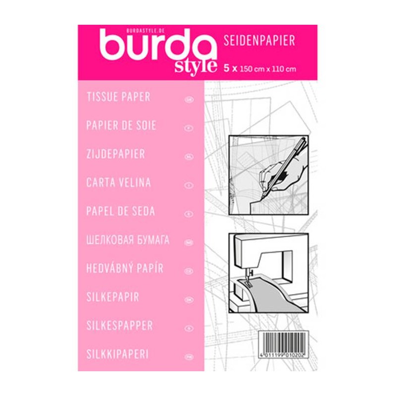 Grid Tissue Paper 150x110 cm Burda Style