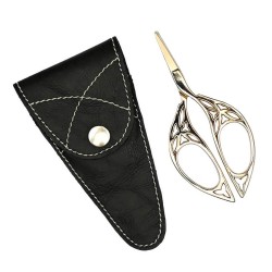 SCISSORS WITH A LEATHER...