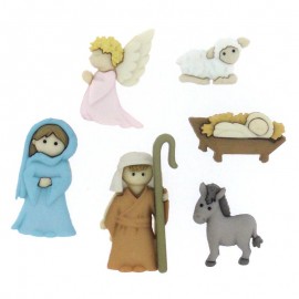 Buttons Nativity