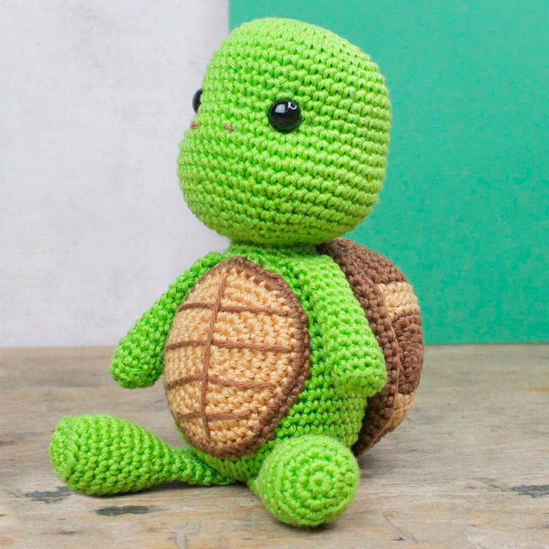 Turtle Crochet Kit Easy Level Crochet Kit Crochet Turtle Gift Ideas Crochet  Kit Crochet Gifts Turtle Gifts Animal Lovers DIY 