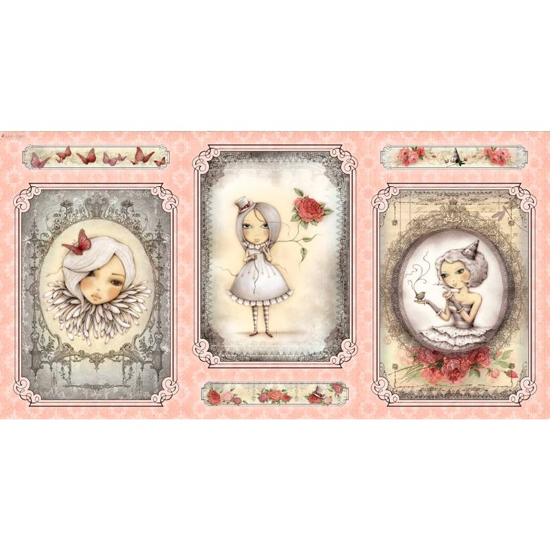 Panel Mirabelle - Girl Picture Rosa Panel Mirabelle - Girl Picture Rosa