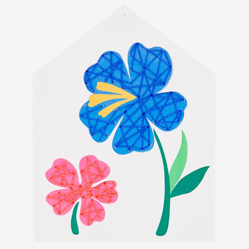 Tarjeta para Bordar de flores grandes para bordar Tarjeta para Bordar