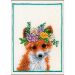 Cross Stitch Kit - Fox with...