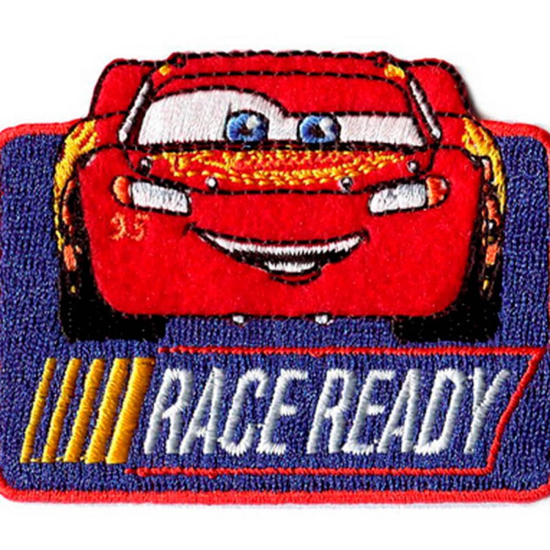 Pixar Cars Lightning McQueen Clothing Thermoadhesive Patches DIY