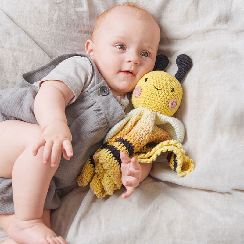 Bee Crochet Doudou Kit Rico Design