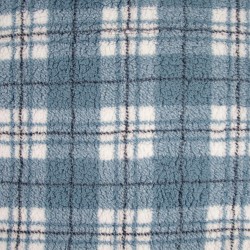 Tela Sherpa Katia - Blue Plaid