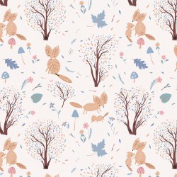 Katia Jersey Fabric - Foxes...