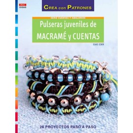 Pulseras juveniles de macramé y cuentas