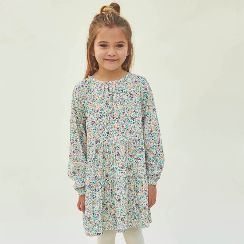 Tela Ecoviscose Katia - Lavender Flowers