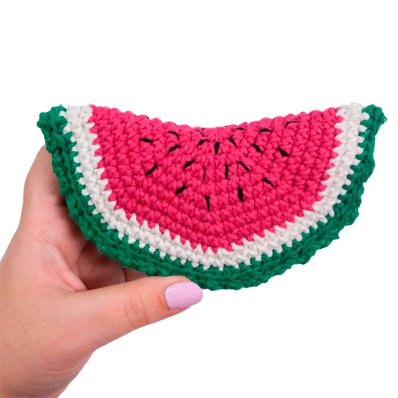 Hoooked  DIY Crochet Kit Amigurumi Fruit Basket Monte