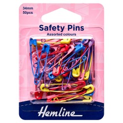 Hemline Safety Pins - 34 mm