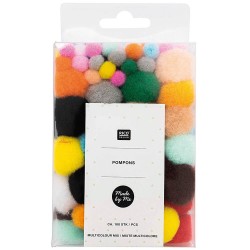 Pack of 100 Multicolor...